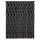Flauschvorhang Chenille Unistreifen Schwarz 120x200 cm