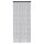 Flauschvorhang Chenille Unistreifen Grau 56x185 cm