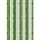 Flauschvorhang 90x200 Unistreifen grün - weiß