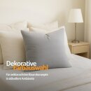 Kissenhülle "Ellen" im modernen Uni-Design Grün 50 x 50 cm