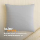 Kissenhülle "Ellen" im modernen Uni-Design Grün 50 x 50 cm