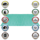 Vorzeltteppich Camping wetterfest Hellgrün 250x350 cm