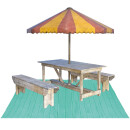 Vorzeltteppich Camping wetterfest Hellgrün 250x350 cm