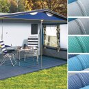 Vorzeltteppich Camping wetterfest Hellgrau 250x450 cm