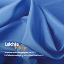 Kissenhülle "Ellen" im modernen Uni-Design Blau 60 x 60 cm