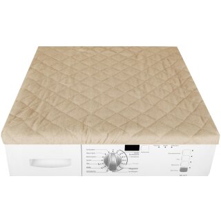 Waschmaschinenbezug mit Gummizug 60x60cm Creme