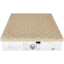 Waschmaschinenbezug mit Gummizug 60x60cm Creme