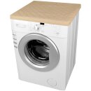 Waschmaschinenbezug mit Gummizug 60x60cm Creme
