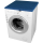 Trockner- und Waschmaschinenbezug 60 x 60 cm - Blau