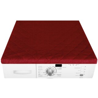Waschmaschinenbezug mit Gummizug 60x60cm Rot
