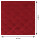Waschmaschinenbezug mit Gummizug 60x60cm Rot