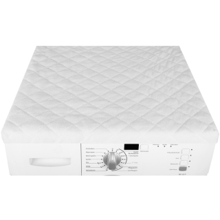 Trockner- und Waschmaschinenbezug 60 x 60 cm - Weiß