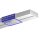 Gardinenschiene Komplettset inkl. Zubehör Weiß 240cm (2x120cm) 1-läufig