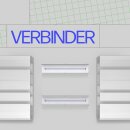 Gardinenschiene Komplettset inkl. Zubehör Weiß 270cm (3x90cm) 3-läufig