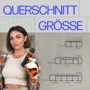 Innenlaufschienen inkl. Verbinder und Endkappen 300 cm 3-läufig