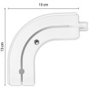 Innenlaufschiene 360cm 1 - läufig + 2er Set Rundbogen
