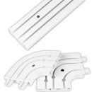 Innenlaufschiene 360cm 3 - läufig + 2er Set Rundbogen