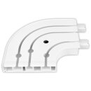 Innenlaufschiene 360cm 3 - läufig + 2er Set Rundbogen