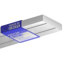 Gardinenschiene Komplettset inkl. Zubehör Weiß...
