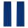 Dekoschal Ellen 2er Pack inkl. Raffhalter ( 140x145cm / Blau ) Blickdichter Vorhang mit Universalband