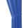 Dekoschal Ellen 2er Pack inkl. Raffhalter ( 140x145cm / Blau ) Blickdichter Vorhang mit Universalband