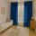 Dekoschal Ellen 2er Pack inkl. Raffhalter ( 140x145cm / Blau ) Blickdichter Vorhang mit Universalband