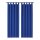 2er Set Dekoschal Schlaufe 140 x 175 cm blau - mittelblau