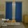 2er Set Dekoschal Schlaufe 140 x 175 cm blau - mittelblau