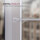Cafehausstangen weiß - perlweiß 50 - 75cm