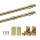 Cafehausstange Scheibenstange ausziehbar (Schrauben oder Kleben) Gold messing 50-75 cm