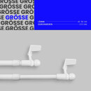 Klemmstange Easy - ausdrehbar ( Weiß Globe ) 40-60 cm