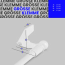 Klemmstange Easy - ausdrehbar ( Weiß Globe ) 60-80 cm