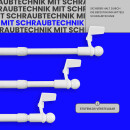Klemmstange Easy - ausdrehbar ( Weiß Globe ) 80-100 cm
