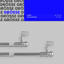 Klemmstange Easy - ausdrehbar ( Silber Globe ) 40-60 cm
