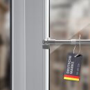 Klemmstange "Easy" ausdrehbar Silber (Globe) 60-80 cm
