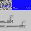 Klemmstange "Easy" ausdrehbar Silber (Globe) 100-130 cm