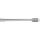 Klemmstange mit Schraubtechnik silber - chrom matt 60 - 90 cm