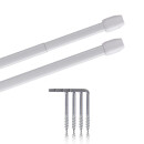 Vitragestangen ausziehbar 2er-Pack