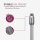 Vitragestangen ausziehbar 2er-Pack Silber Chrom matt 60-90 cm + 4 Schraubhaken