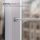 Vitragestangen ausziehbar 2er-Pack Silber Chrom matt 40-60 cm + 4 Selbstklebehaken