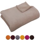 Kuscheldecke Microfaser Helle Farben