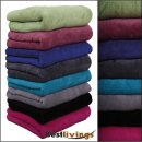 Kuscheldecke Microfaser Dunkle Farben