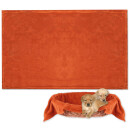 Haustierdecke - Kuscheldecke für Hunde terracotta - ochre 70x100cm