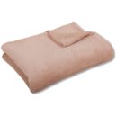 Tierdecke Katzendecke Mikrofaser ca. 70x100cm beige - hellbraun