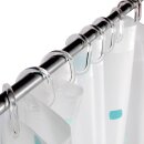 Duschvorhang Ring Transparent (12er Pack)