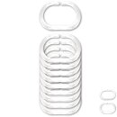 Duschvorhang Ring Transparent (12er Pack)