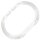 Duschvorhang Ring Transparent (12er Pack)