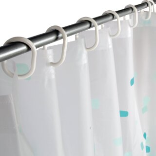 Duschvorhang Ring Weiß  (12er Pack)