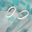 Duschvorhang Ring Weiß  (12er Pack)