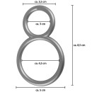 Deko-Ringe Typ B für Freihand-Fensterdeko (2er Pack)
